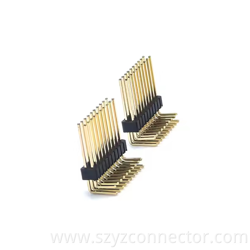 1.27mm Pitch Pin Header Right Angle SQ0.4mm H1.52.02.5mm 210P (4)